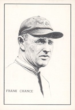 1950 Callahan Hall of Fame Frank Chance # Baseball Card