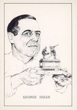 1950 Callahan Hall of Fame George Sisler # Baseball Card