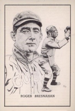 1950 Callahan Hall of Fame Roger Bresnahan # Baseball Card