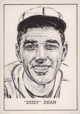 1950 Callahan Hall of Fame Dizzy Dean # Baseball Card