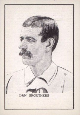 1950 Callahan Hall of Fame Dan Brouthers # Baseball Card
