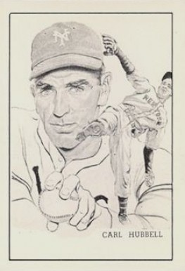 1950 Callahan Hall of Fame Carl Hubbell # Baseball Card