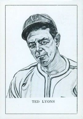 1950 Callahan Hall of Fame Ted Lyons # Baseball Card