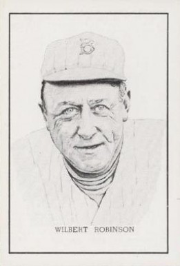 1950 Callahan Hall of Fame Wilbert Robinson # Baseball Card