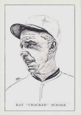 1950 Callahan Hall of Fame Ray "Cracker" Schalk # Baseball Card