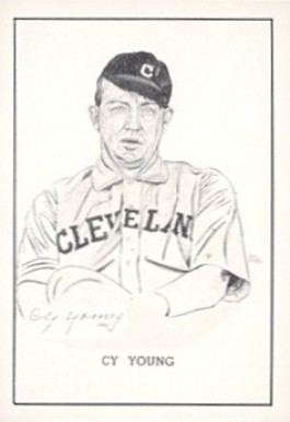 1950 Callahan Hall of Fame Cy Young # Baseball Card