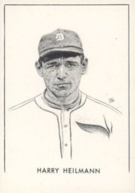 1950 Callahan Hall of Fame Harry Heilmann # Baseball Card