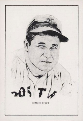 1950 Callahan Hall of Fame Jimmie Foxx # Baseball Card