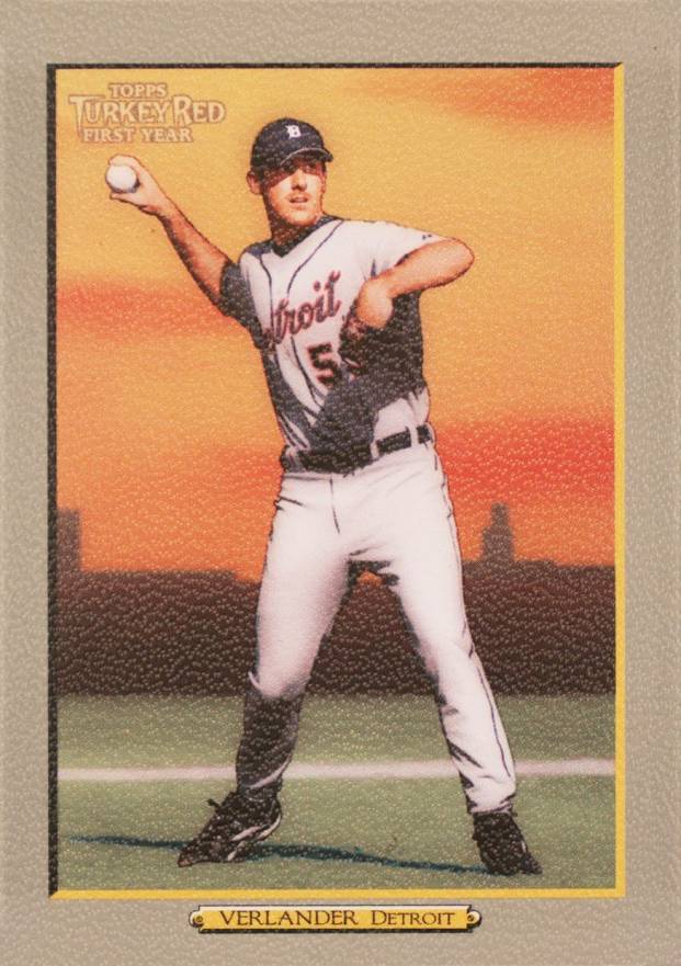 2005 Topps Turkey Red Justin Verlander #272 Baseball Card