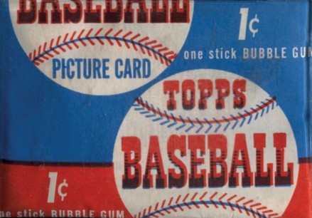 1950 Unopened Packs (1950's) 1953 Topps 1 Cent Wax Pack #53T1cwp Baseball Card