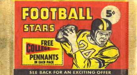 1960 Unopened Packs (1960's) 1961 Nu-Card Paper Back #61NUpb Football Card