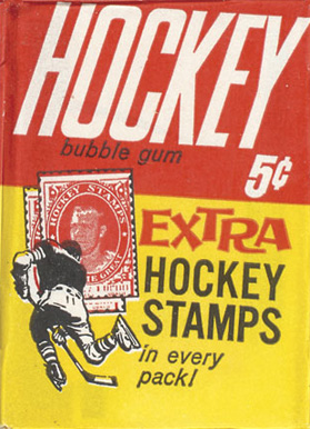 1960 Unopened Pack (1960's) 1961 Topps Wax Pack #61Twp Hockey Card