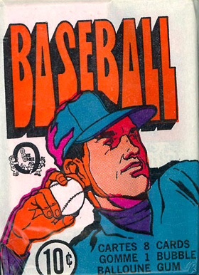 1970 Unopened Packs (1970's) 1972 O-Pee-Chee Wax Pack #72OPCwp Baseball Card