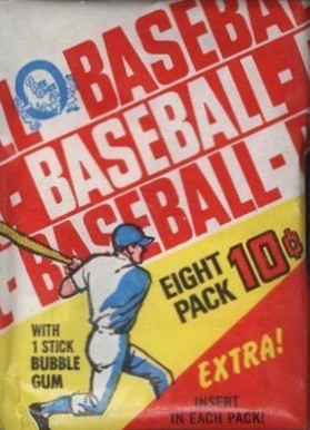 1970 Unopened Packs (1970's) 1970 O-Pee-Chee Wax Pack #70OPCWP Baseball Card
