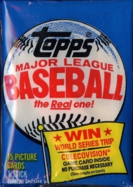 1980 Unopened Packs (1980's) 1983 Topps Wax Pack #83TWP Baseball Card