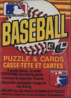 1980 Unopened Packs (1980's) 1985 Donruss Leaf Wax Pack #85DLWP Baseball Card