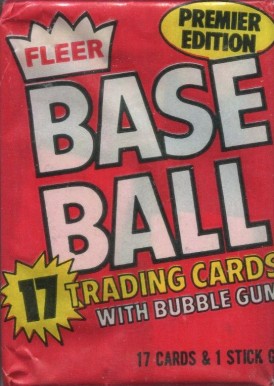 1980 Unopened Packs (1980's) 1981 Fleer Wax Pack #81FWP Baseball Card
