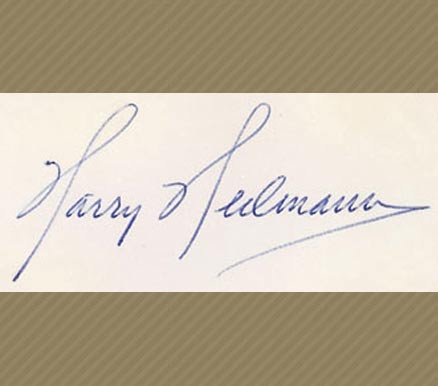 1950 Hall of Fame Autograph Cut Signatures Harry Heilmann #114 Baseball Card