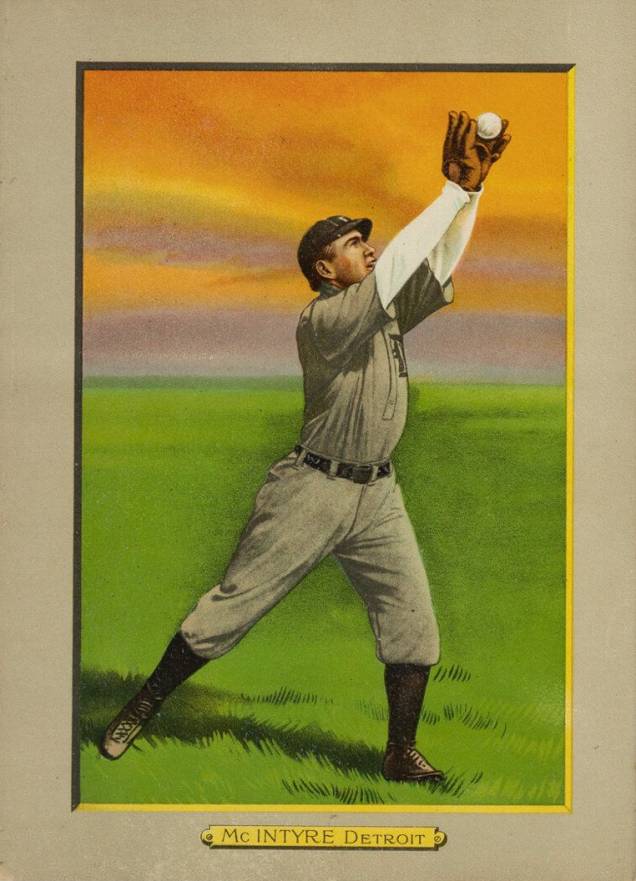 1911 Turkey Reds McINTYRE, Detroit #25 Baseball Card
