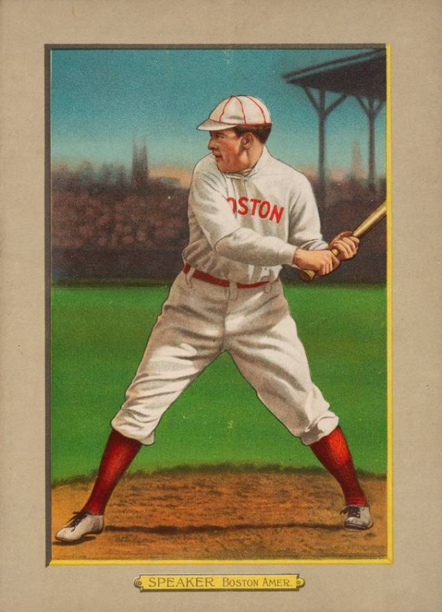 1911 Turkey Reds SPEAKER, Boston Amer. #36 Baseball Card