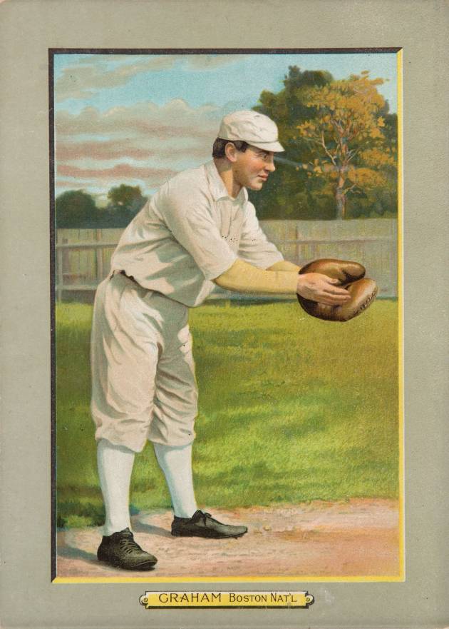 1911 Turkey Reds GRAHAM, Boston Nat'L #95 Baseball Card
