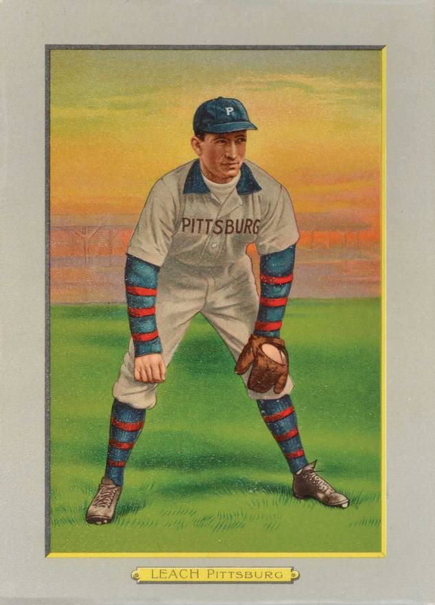 1911 Turkey Reds LEACH, Pittsburg #3 Baseball Card
