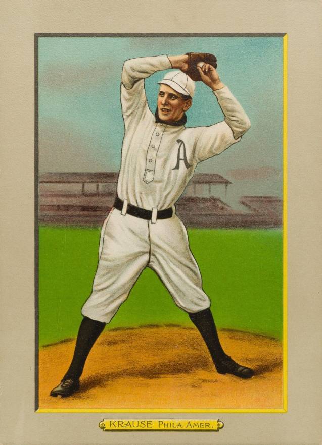 1911 Turkey Reds KRAUSE, Phila. Amer. #22 Baseball Card