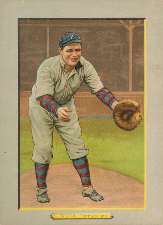 1911 Turkey Reds GIBSON, Pittsburg #94 Baseball Card