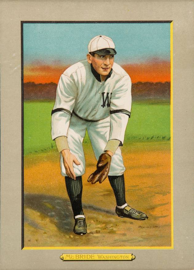 1911 Turkey Reds McBRIDE, Washington #110 Baseball Card