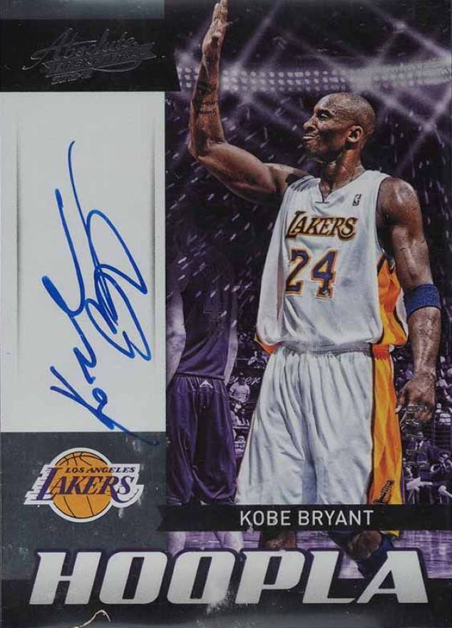 2012 Panini Absolute Hoopla Autographs Kobe Bryant #24 Basketball Card