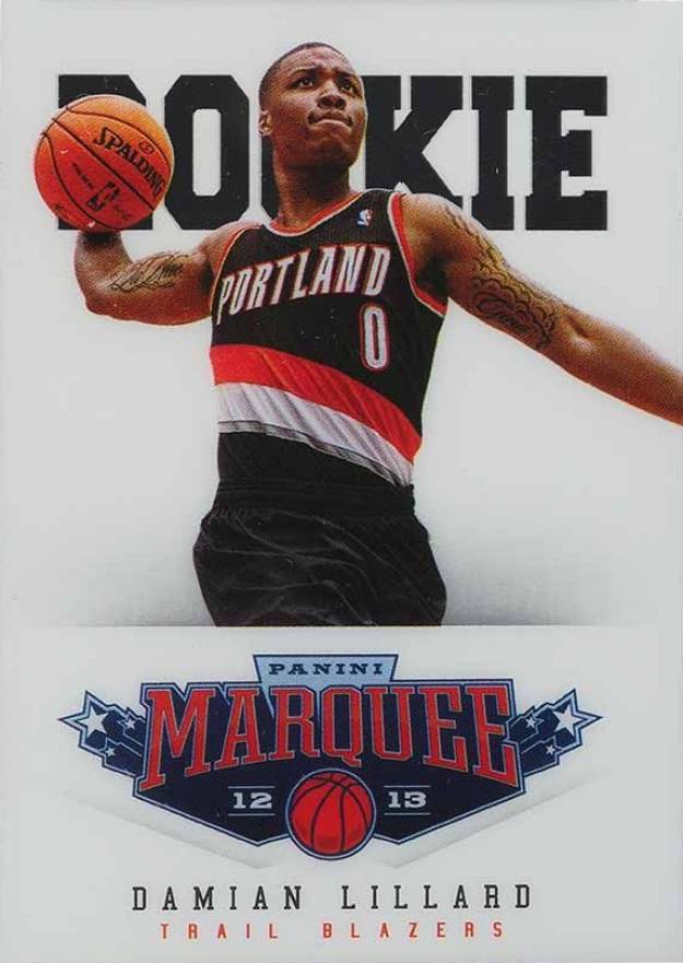2012 Panini Marquee Damian Lillard #461 Basketball Card