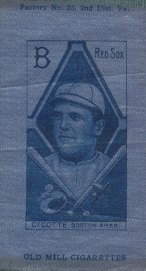 1911 Colored Silks Eddie Cicotte #21 Baseball Card