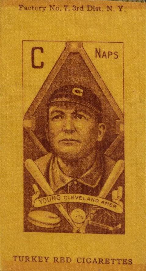 1911 Colored Silks Cy Young #120 Baseball Card