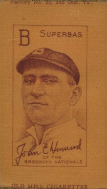 1911 Colored Silks John Hummell #55 Baseball Card