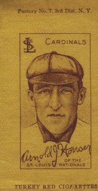 1911 Colored Silks Arnold Hauser #51 Baseball Card