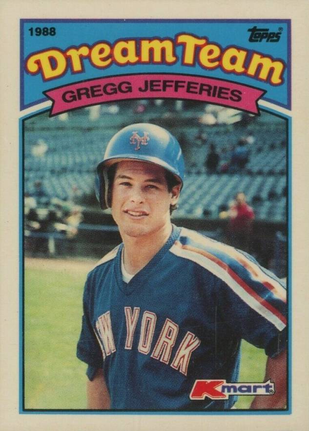 1989 K-Mart Gregg Jefferies #11 Baseball Card