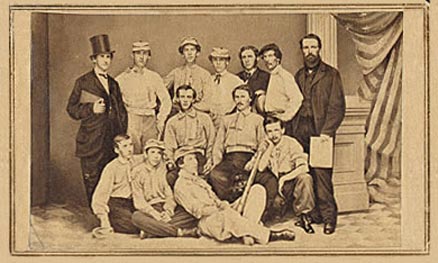 1861 Cartes De Viste 1861 Team w/ Henry Chadwick # Baseball Card