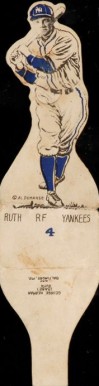 1934 Al Demaree Die Cuts Babe Ruth #4 Baseball Card