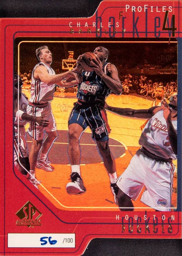 1997 SP Authentic Profiles Charles Barkley #P7 Basketball Card