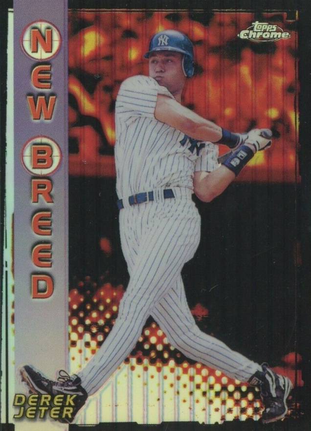 1999 Topps Chrome New Breed Derek Jeter #NB9 Baseball Card