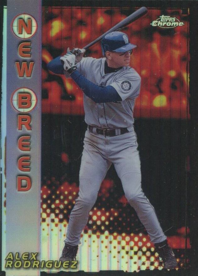1999 Topps Chrome New Breed Alex Rodriguez #NB10 Baseball Card