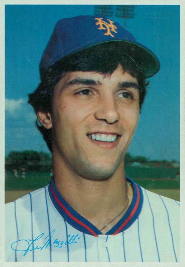 1980 Topps Superstar 5 x 7 Photos Lee Mazzilli #8 Baseball Card