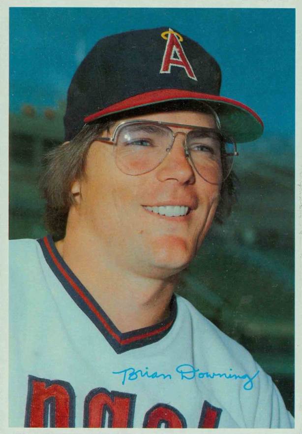 1980 Topps Superstar 5 x 7 Photos Brian Downing #49 Baseball Card