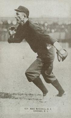 1911 Pinkerton Cabinets Mike Mitchell #424 Baseball Card