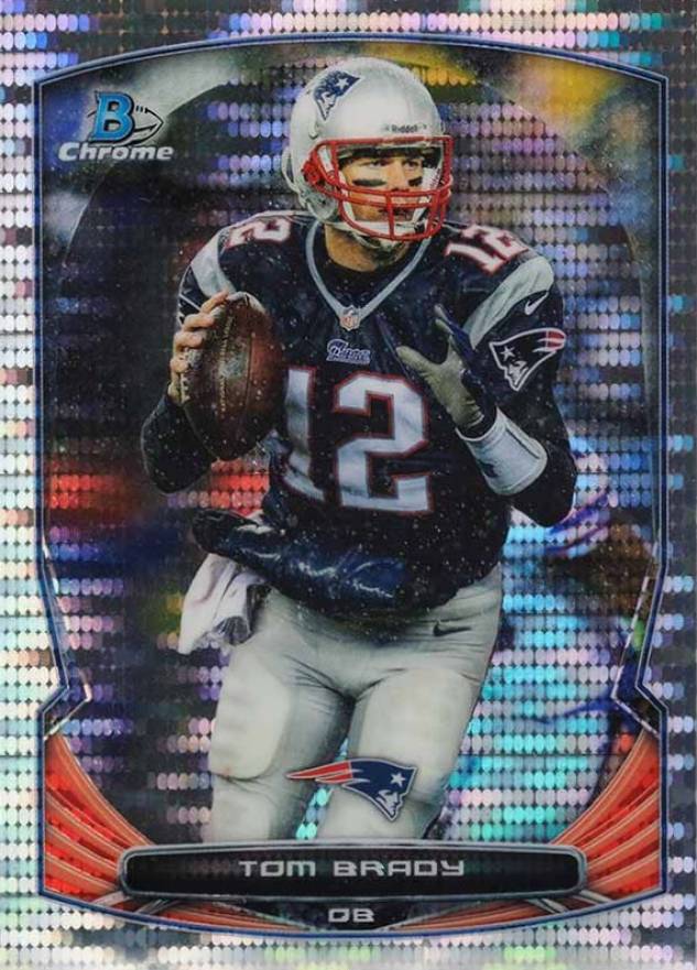 2014 Bowman Chrome  Tom Brady #28 Football Card