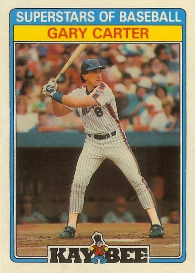 1987 Kaybee Superstars of Baseball Gary Carter #8 Baseball Card