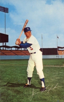 1966 L.A. Dodgers Postcards Jim Lefebvre #69768 Baseball Card