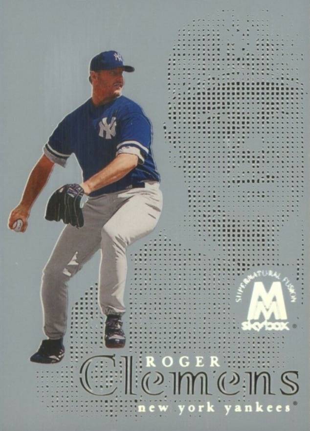 1999 Skybox Molten Metal Fusion Roger Clemens #47F Baseball Card