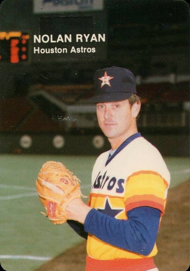 1985 Mother's Cookies Astros Team Set Nolan Ryan #2 Baseball Card