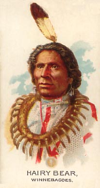 1888 Allen & Ginter American Indian Chiefs Hairy Bear # Non-Sports Card